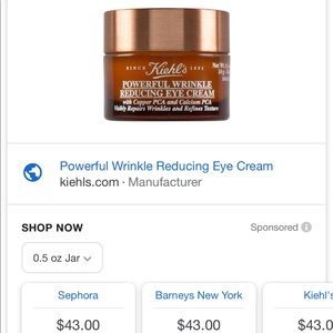 Kiehls eye cream bundle (selling 2)